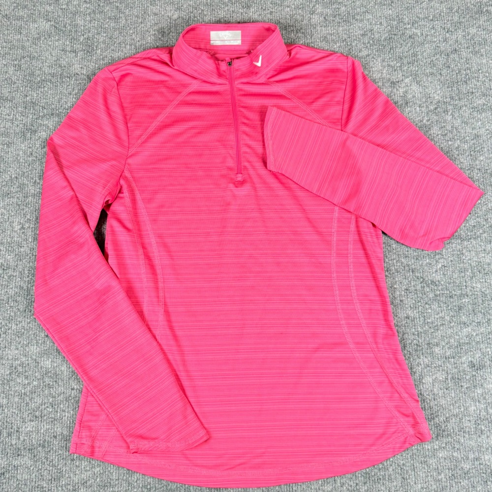 Callaway Women Opti-Dri Golf Pullover Long Sleeve Athletic Top Small Performance